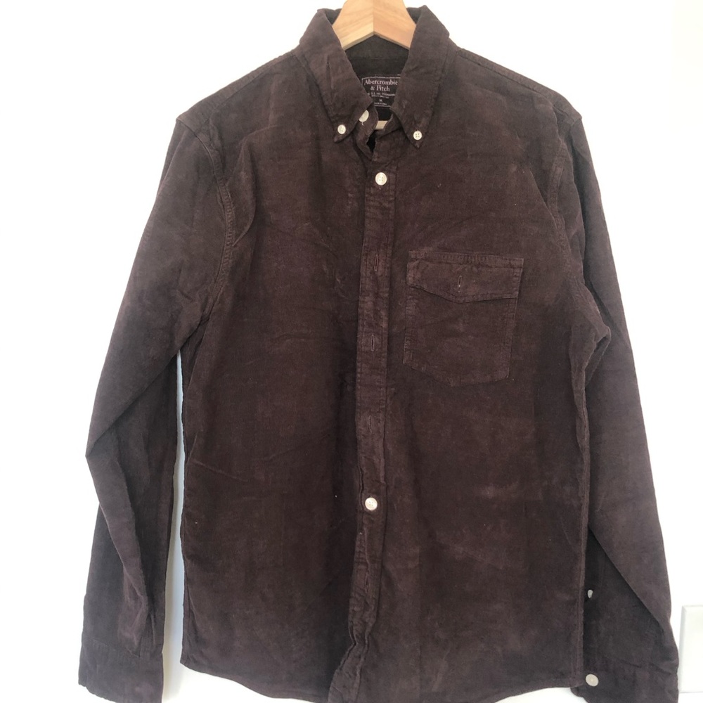 Abercrombie Corduroy Button Down Shirt
